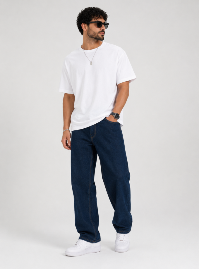 DENIM LOOSE FIT - DARK BLUE