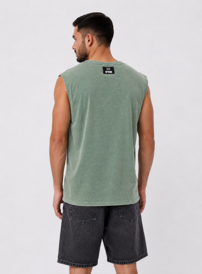 SLEEVELESS T-SHIRT - MINT