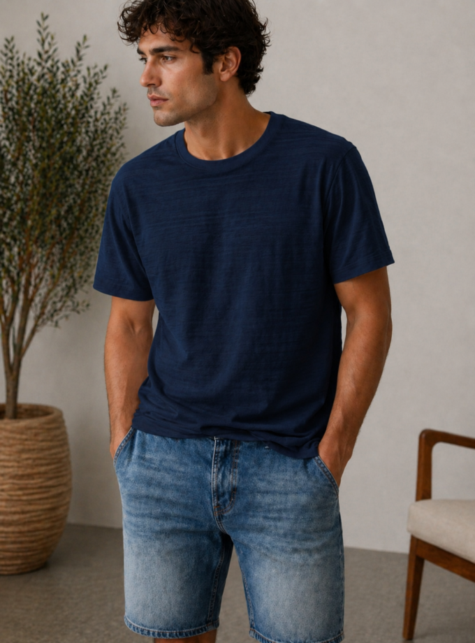 T-SHIRT  - DARK BLUE