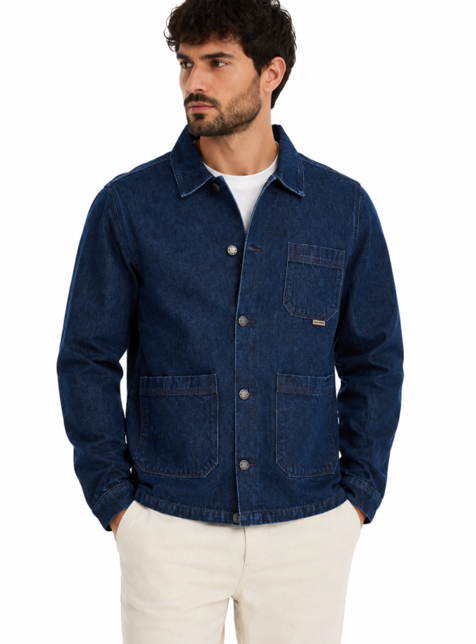 DENIM JACKET - DARK BLUE