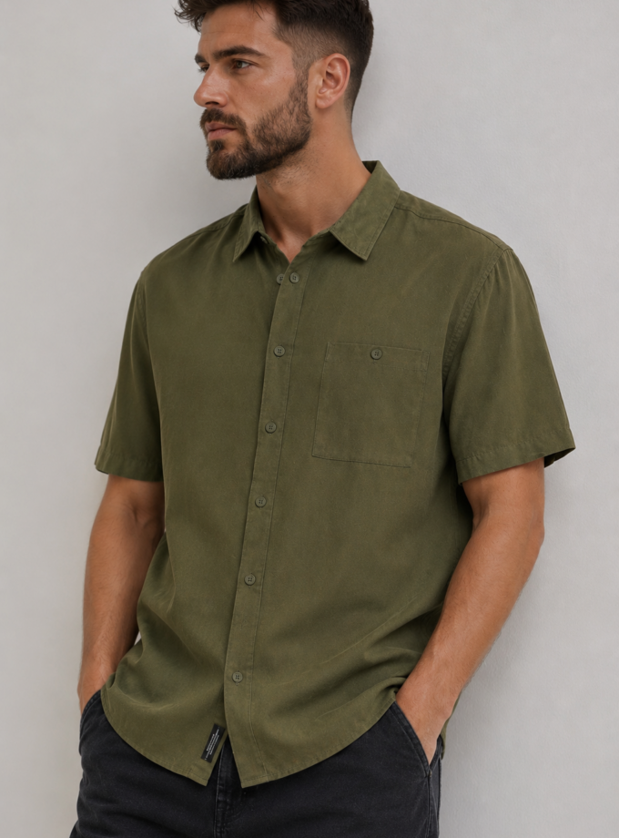 SHORT SLEEVE SHIRT - KHAKI