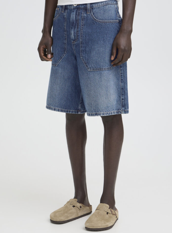 DENIM SHORTS - BLUE