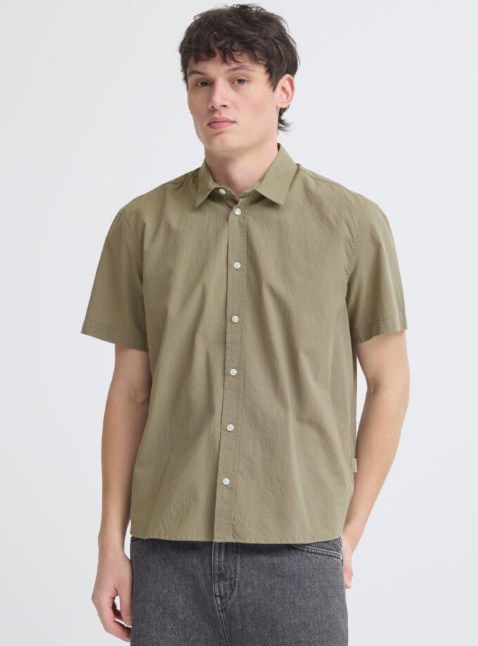 SHORT SLEEVE SHIRT  -  KHAKI