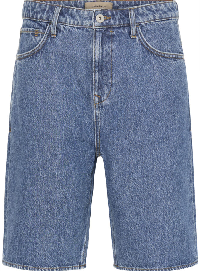 DENIM SHORTS LOOSE FIT - BLUE
