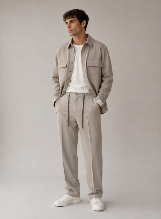 SHIRT - OVER - BEIGE