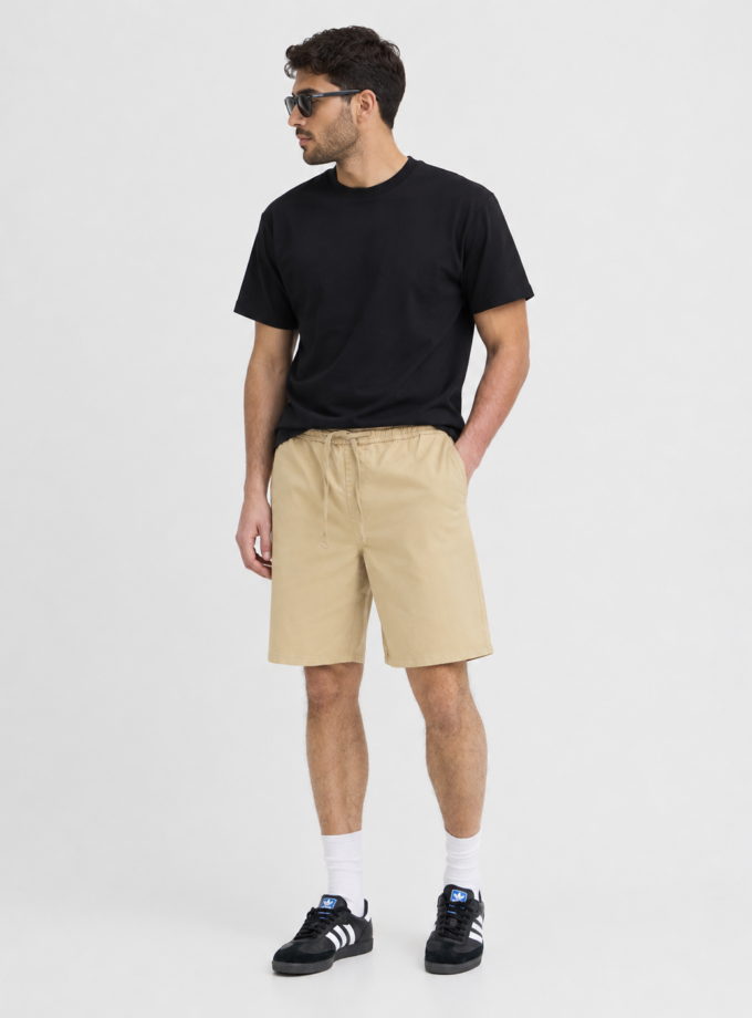 CAREFREE  SHORTS REGULAR  FIT - ECRU