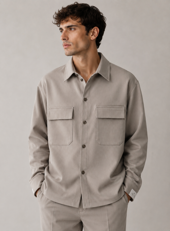 SHIRT - OVER - BEIGE