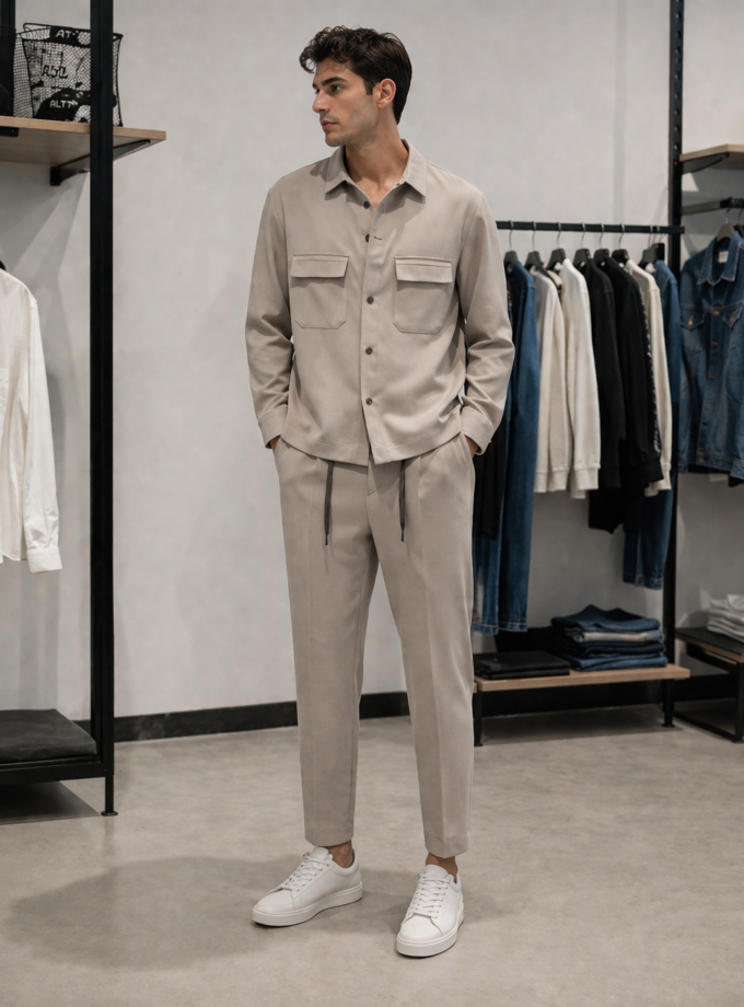 SHIRT - OVER - BEIGE