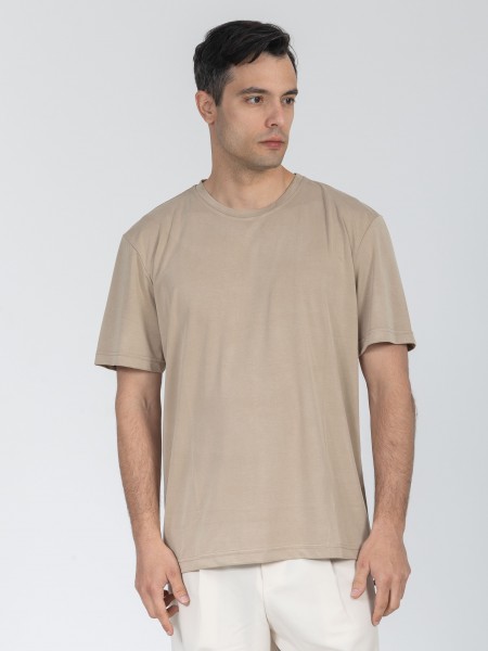 T -SHIRT - BEIGE