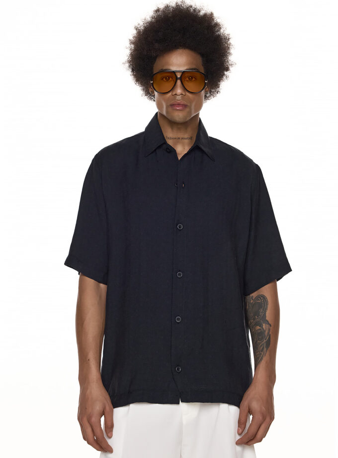 SHIRT - OFF BLACK