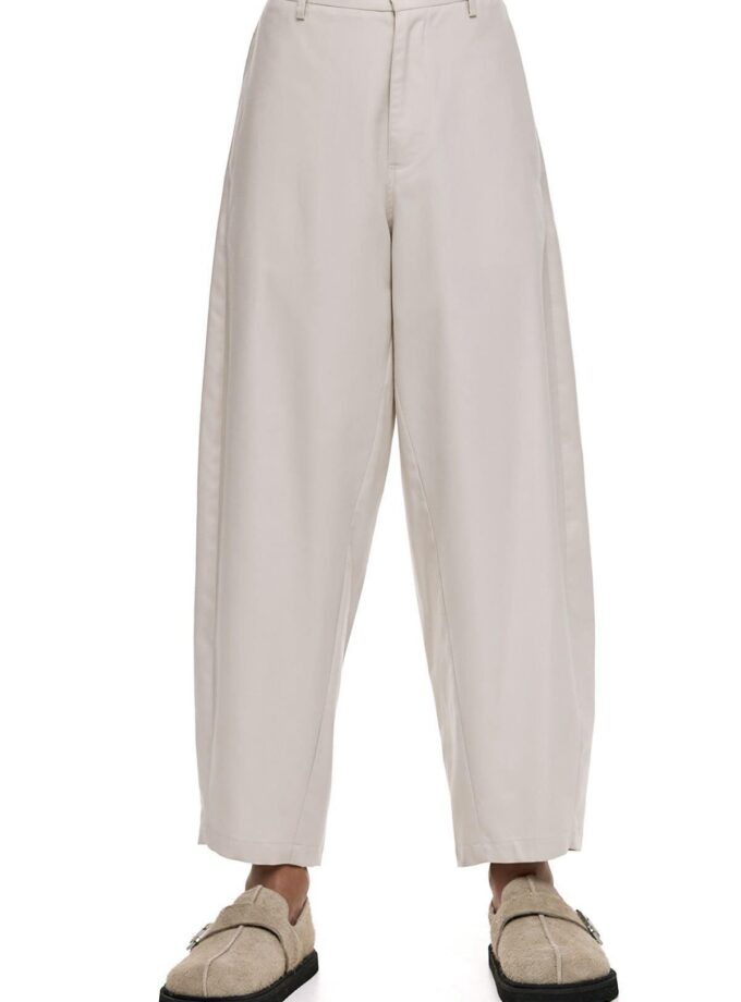 WIDE - LEG TAILORED TROUSERS - ICE