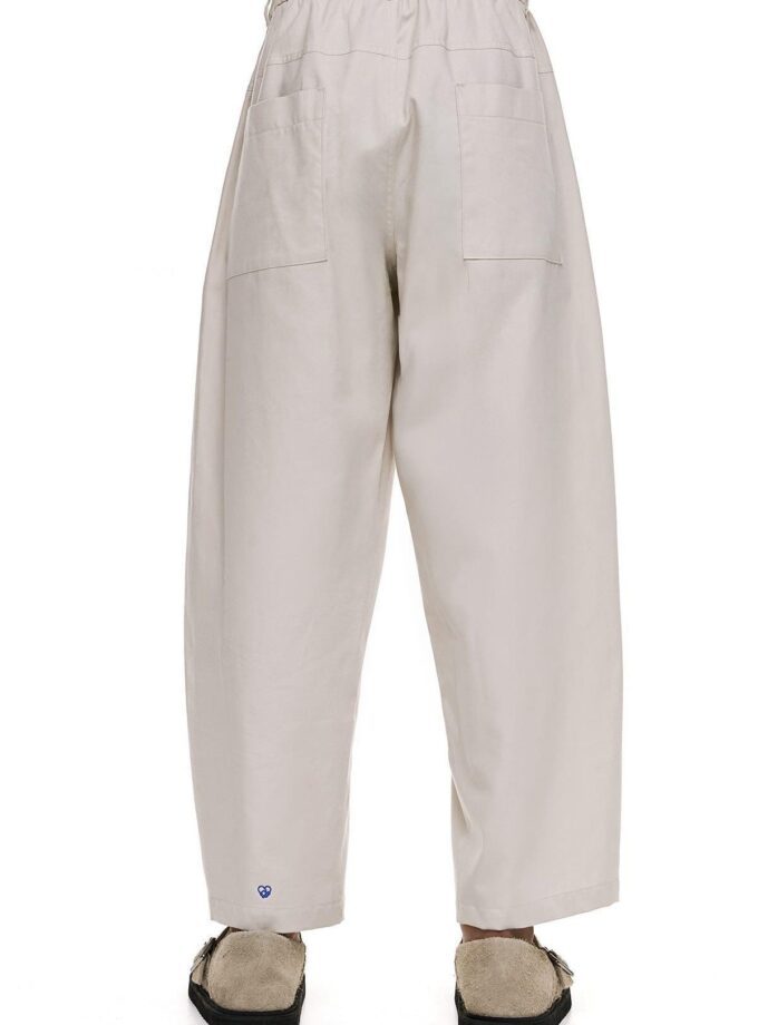 WIDE - LEG TAILORED TROUSERS - ICE