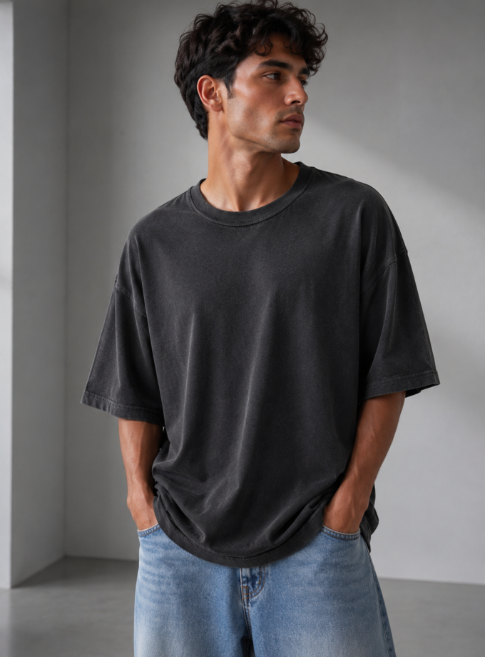 T- SHIRT - OFF BLACK