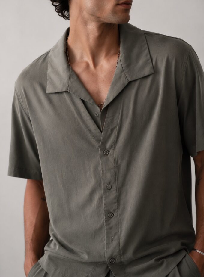 SHORT SLEEVE SHIRT - KHAKI