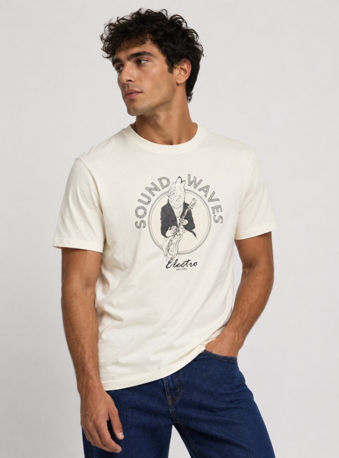 T - SHIRT  - OFF WHITE