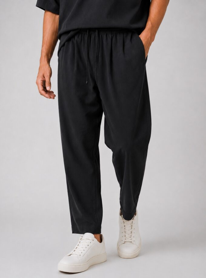 PANTS RELAXED FIT - BLACK