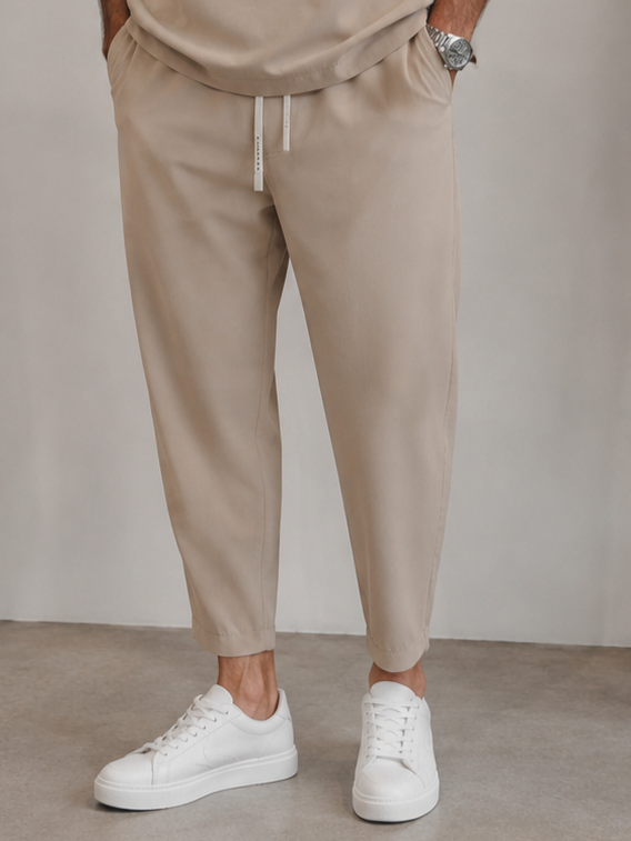 PANTS RELAXED FIT - ECRU