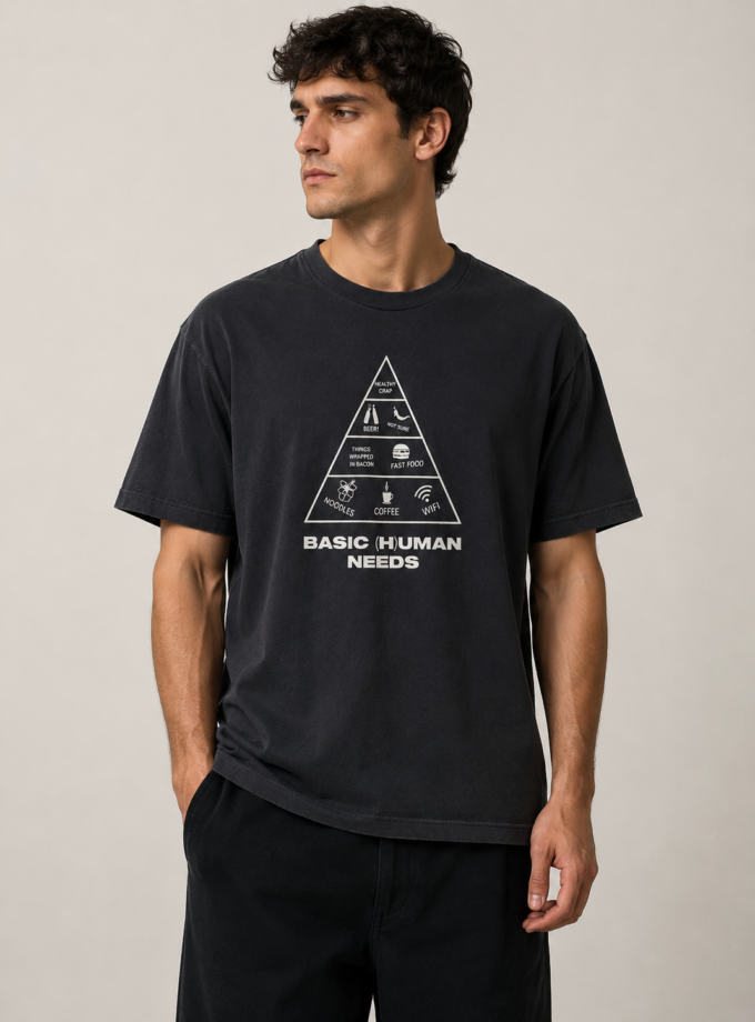 T - SHIRT - OFF BLACK