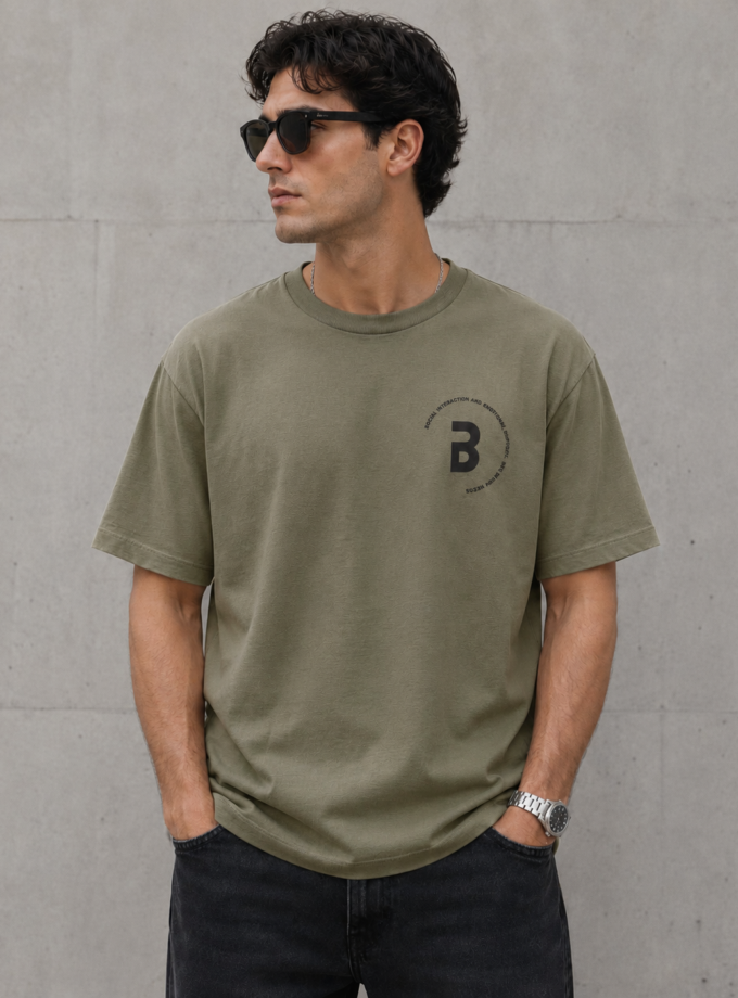 T - SHIRT - KHAKI