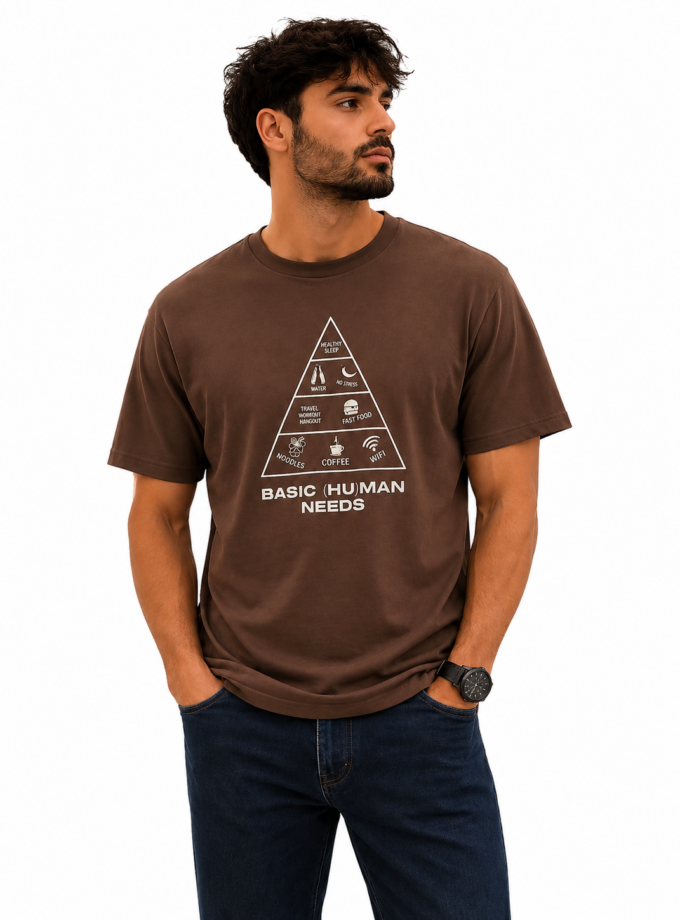 T - SHIRT - BROWN