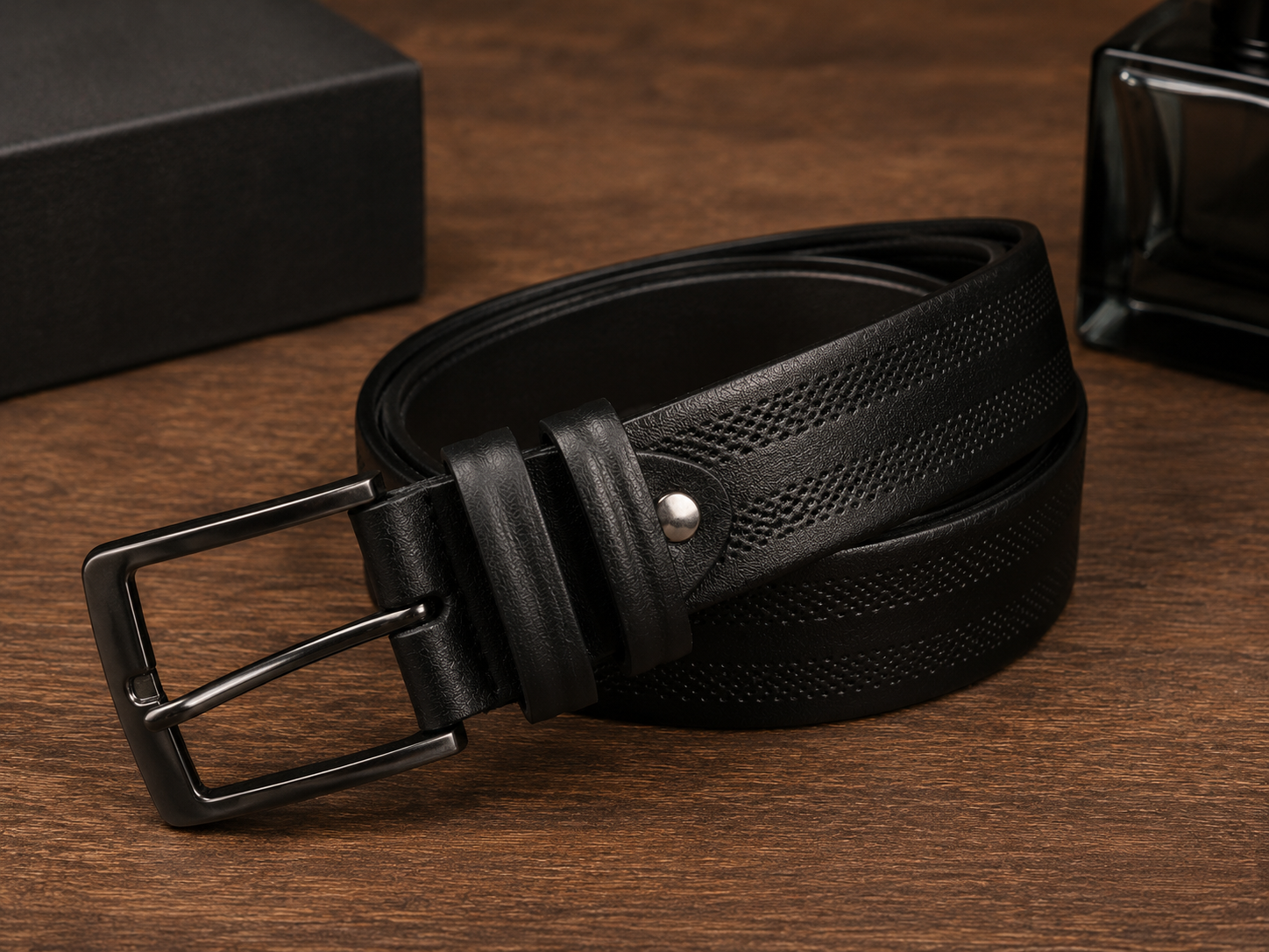 NINO VENTURI BELT - BLACK - Image 2