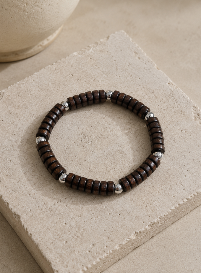 WOODEN BEAD BRACELEΤ