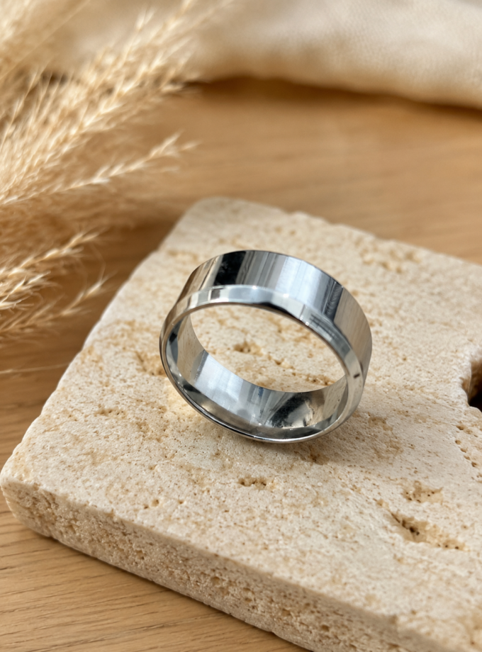 STAINLESS STEEL MEN'S RING