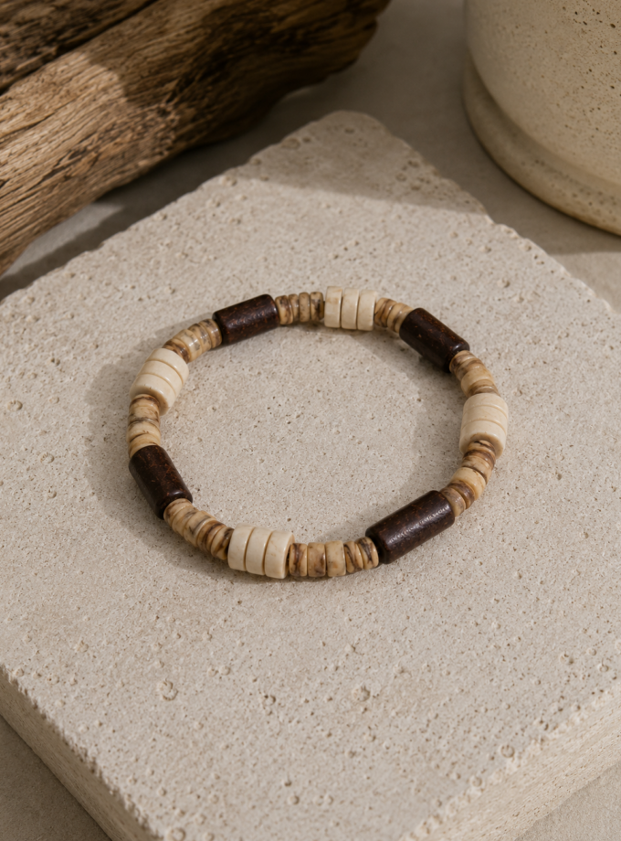 WOODEN BEAD BRACELEΤ