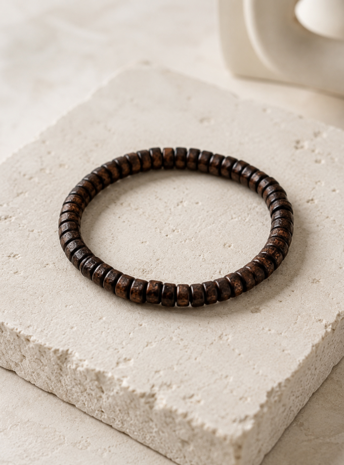 WOODEN BEAD BRACELET