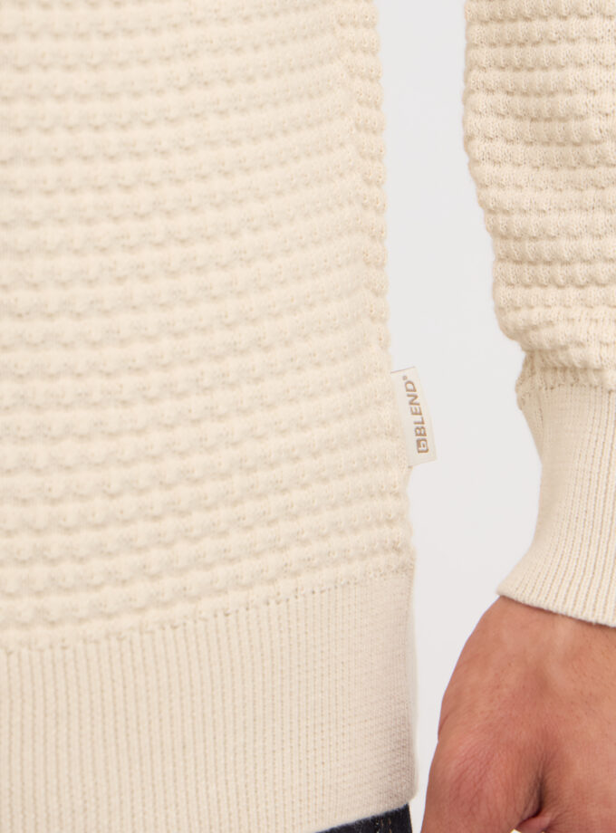 KNIT SWEATER - ECRU