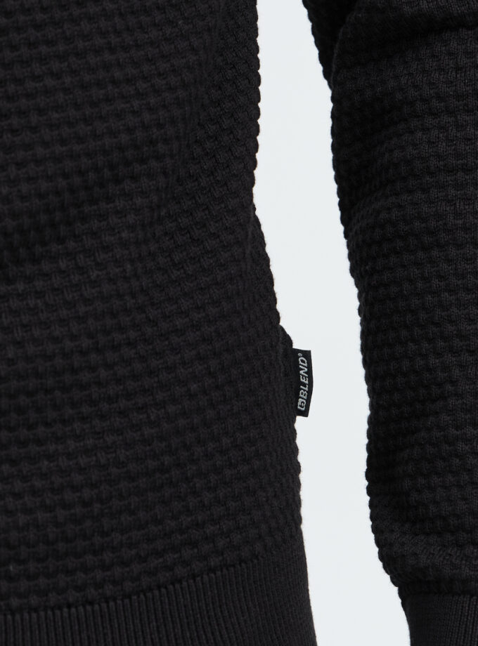KNIT SWEATER - BLACK