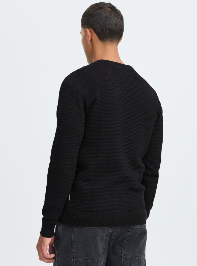 KNIT SWEATER - BLACK