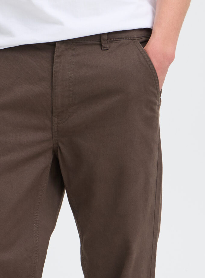 PANTS RELAXED FIT - BROWN