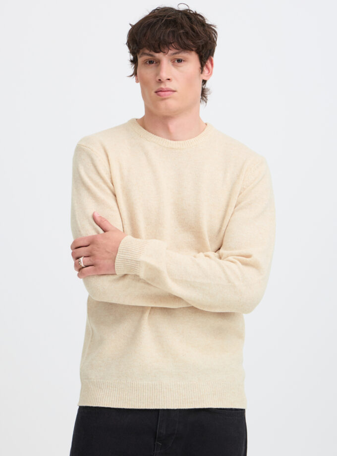 KNIT SWEATER - ECRU