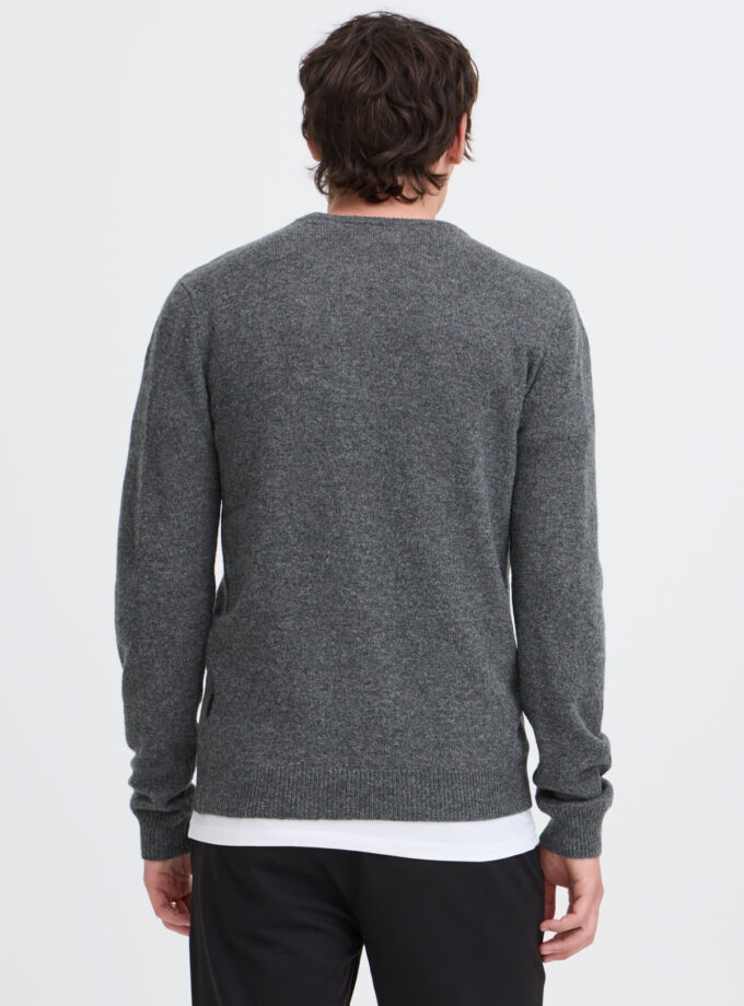 KNIT SWEATER - GREY