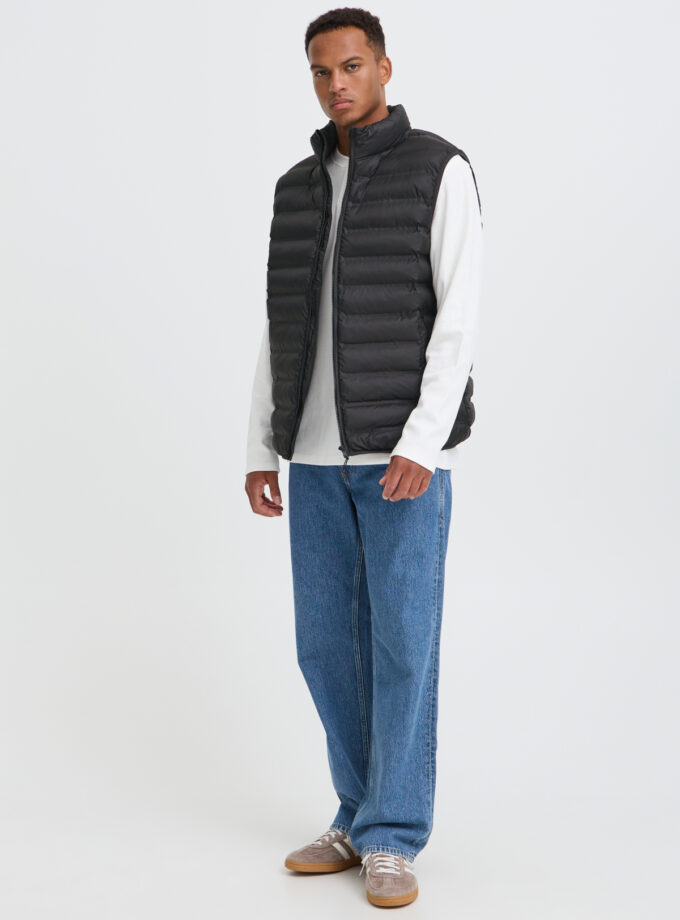 PUFFER VEST - BLACK