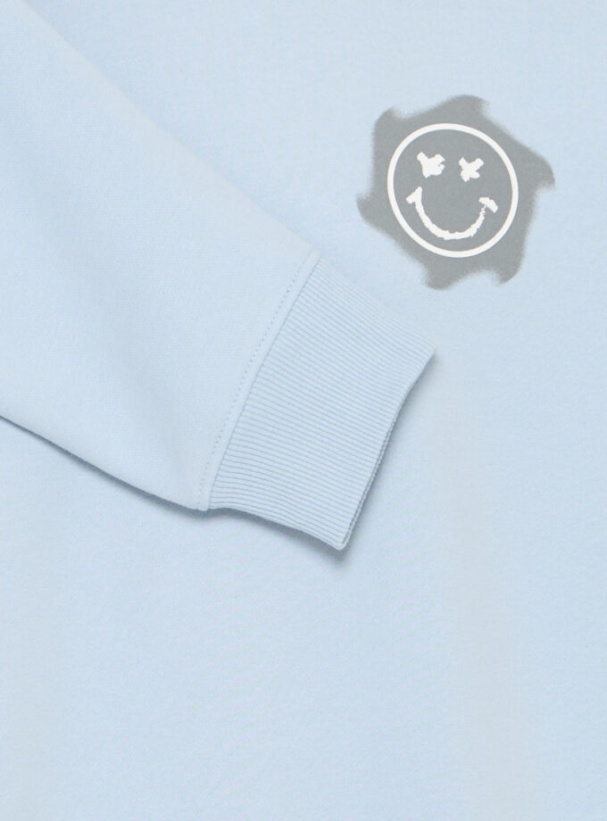 CREWNECK SWEATSHIRT - BABY BLUE