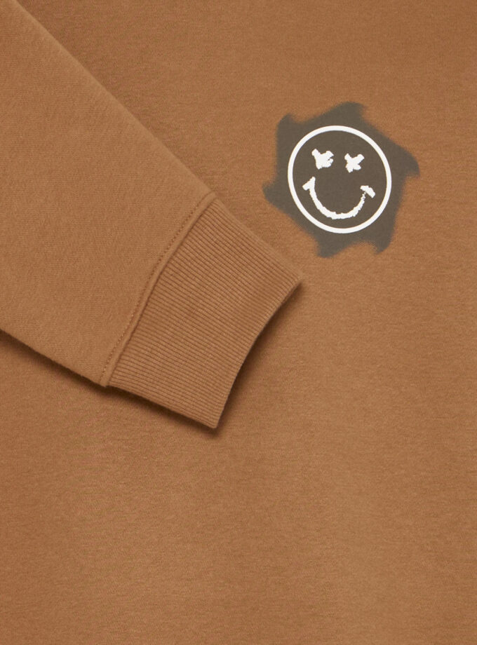 CREWNECK SWEATSHIRT - BROWN