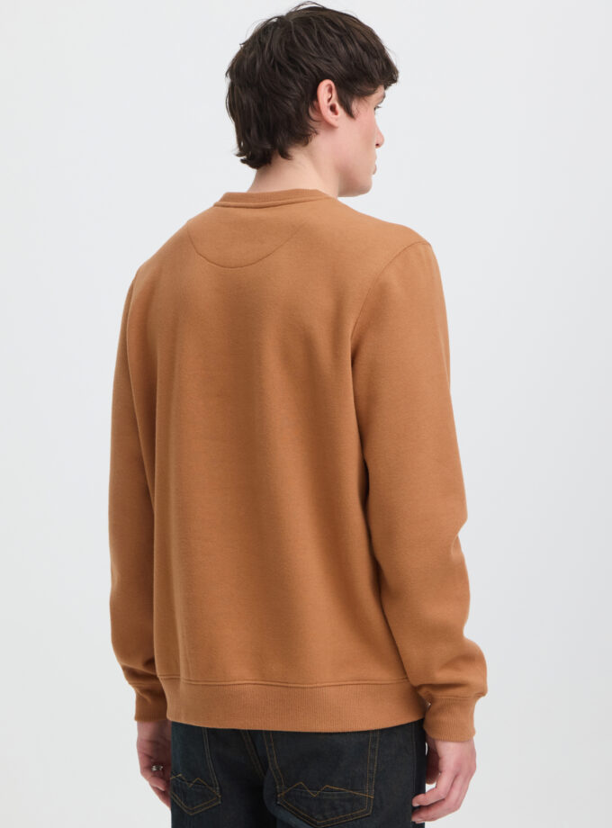 CREWNECK SWEATSHIRT - BROWN