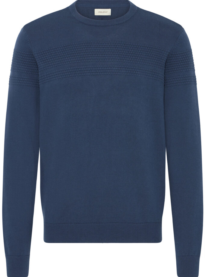 KNIT SWEATER - BLUE