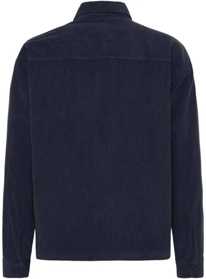 CORDUROY SHIRT- DARK BLUE