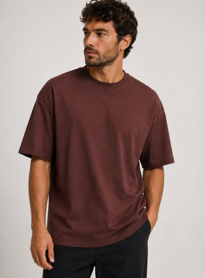 T - SHIRT - BURGUNDY
