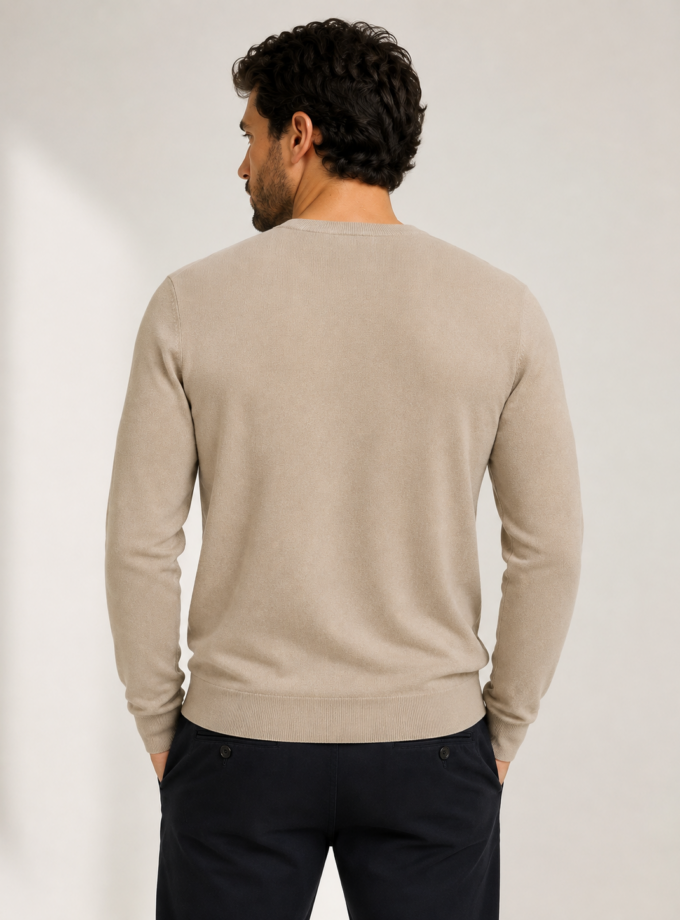 KNIT SWEATER - ECRU