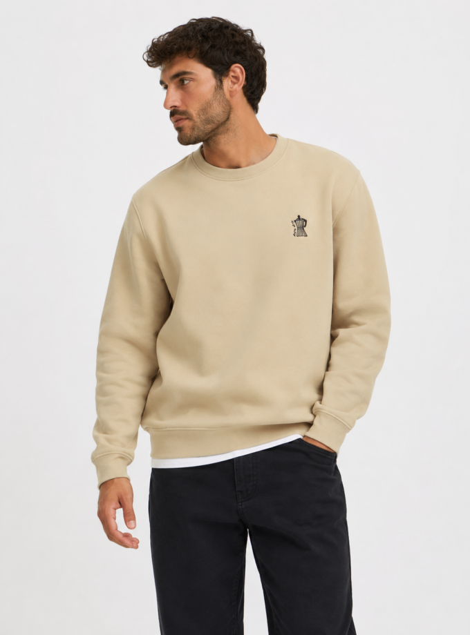 CREWNECK SWEATSHIRT - ECRU