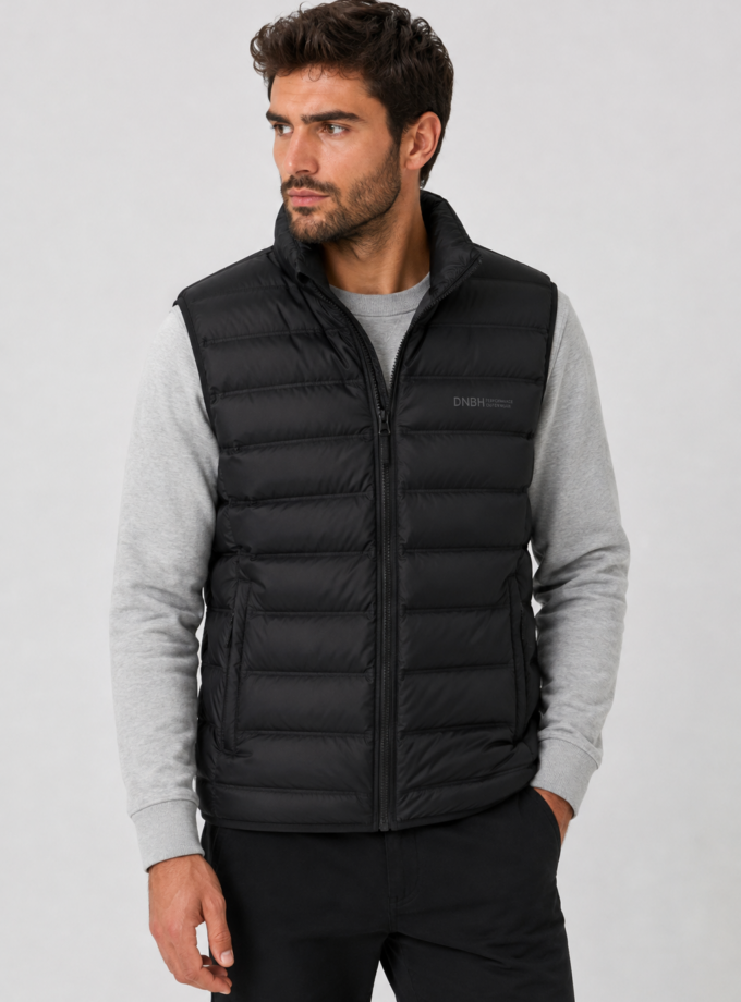PUFFER VEST - BLACK