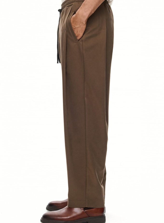 PANTS RELAXED FIT - TOBACCO BROWN