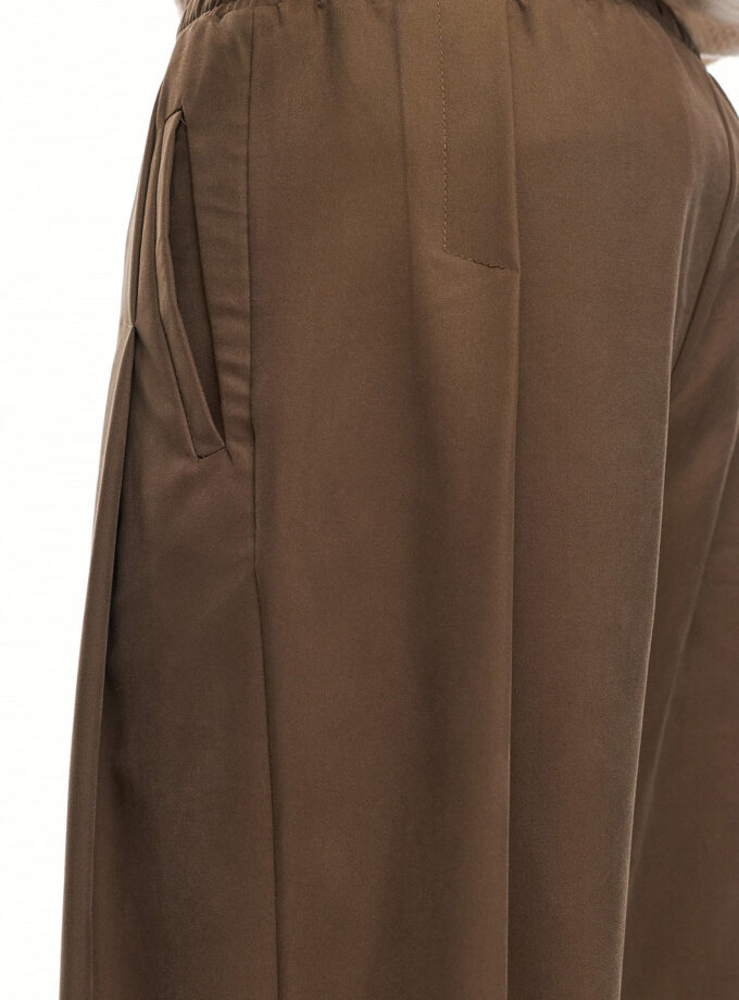 PANTS RELAXED FIT - TOBACCO BROWN