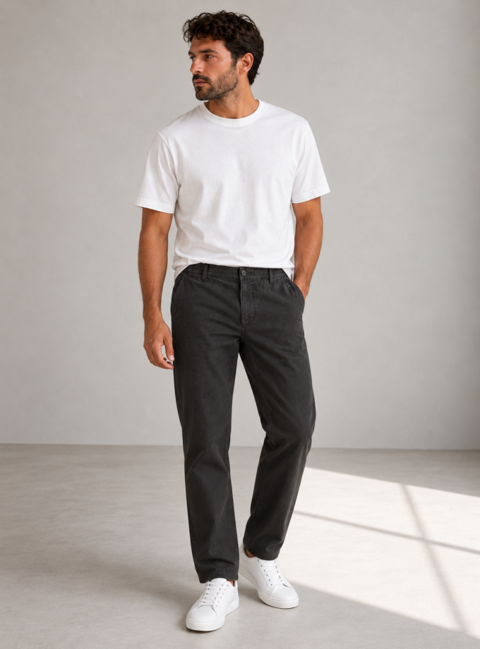 PANTS - OFF BLACK